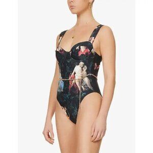 WeWoreWhat Danielle Angel-Print One Piece Swimsuit